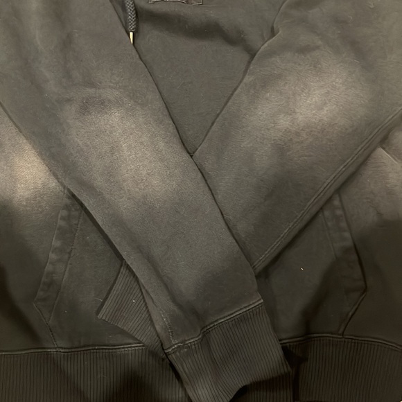 NAVY BLUE FOSSIL HOODIE SWEATSHIRT MEDIUM - Picture 4 of 5